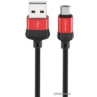 Кабель Borofone BX28 microUSB 1 м (красный)