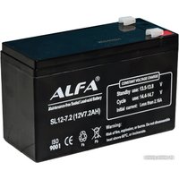 Аккумулятор для ИБП ALFA SL12-7.2 (12V-7.2Ah)