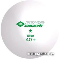 Мяч для настольного тенниса Donic-Schildkrot Elite 40+ (белый, 1 звезда, 6 шт.)
