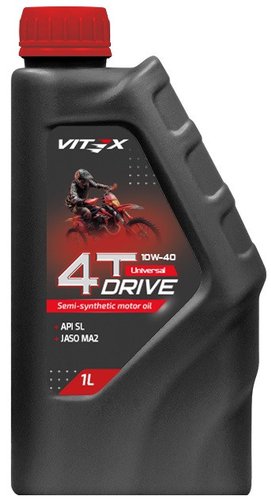Моторное масло Vitex Drive Universal 4T 10W-40 1л