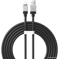 Кабель Baseus CoolPlay Series Fast Charging Data Cable 2.4A USB Type-A - Lightning (2 м, черный)