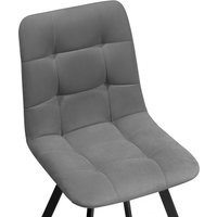 Стул Notta Симпл 589971 (темно-серый/черный, 4 шт)