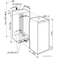 Однокамерный холодильник Liebherr IKB 3510 Comfort BioFresh