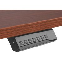 Стол для работы стоя ErgoSmart Wooden Electric Desk 1300х750х27 мм (массив дуб натуральный/черный)