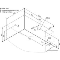 Ванна Aquanet Jersey 170x90 L (с каркасом)