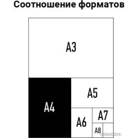 Картонная обложка для переплета OfficeSpace А4 250 г/кв.м 100 шт BC7044 (лен, белый)