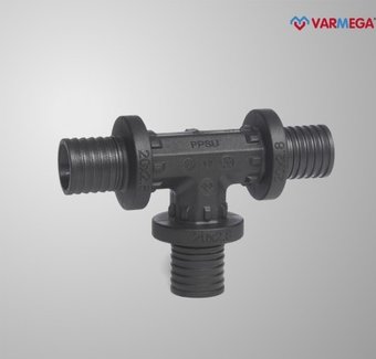 Фитинг Varmega Тройник равносторонний Slide-fit 32, аксиальный VM50414