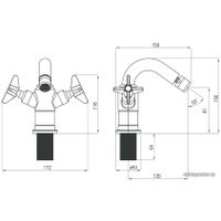 Смеситель Deante Temisto Nero BQT N31D