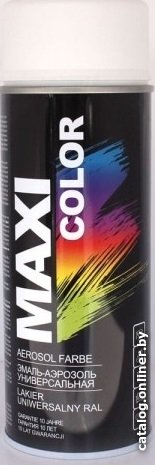 Эмаль Maxi Color 400мл RAL 9010 матовая