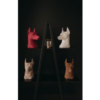 Кашпо К.РАМА Доберман (черный)