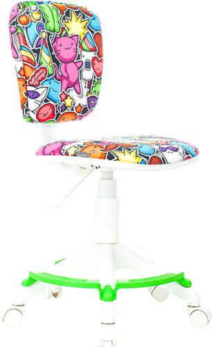 Бюрократ CH-W204/F (пластик белый/маскарад)