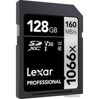 Карта памяти Lexar Professional 1066x SDXC LSD1066128G-BNNNG 128GB