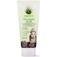  Welcos Пенка для умывания Jeju Natural Green Tea Cleansing Foam 120 г