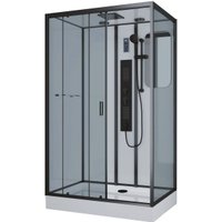 Душевая кабина Niagara NG-6912-01GQL BLACK 120x80x210 (тонированное стекло)