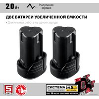 Сабельная пила Зубр Мастер СПЛ-125-22 (с 2-мя АКБ)