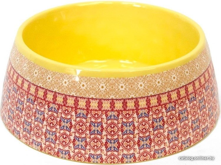 Миска TarHong Flower Fields PVA3071PBFTM (желтый/красный с рисунком)