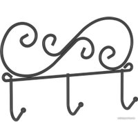 Вешалка для одежды ЗМИ Кружева 3 ВН 275 (черный)