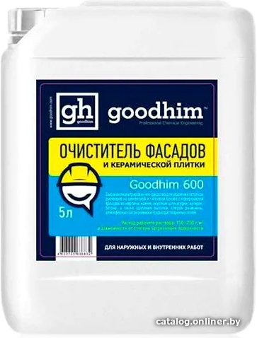Средство после ремонта Goodhim 600 Концентрат для фасадов 1:5 5 л