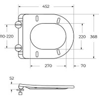 Унитаз подвесной Cezares Stream CZR-2426-TH-TOR/SC в Борисове