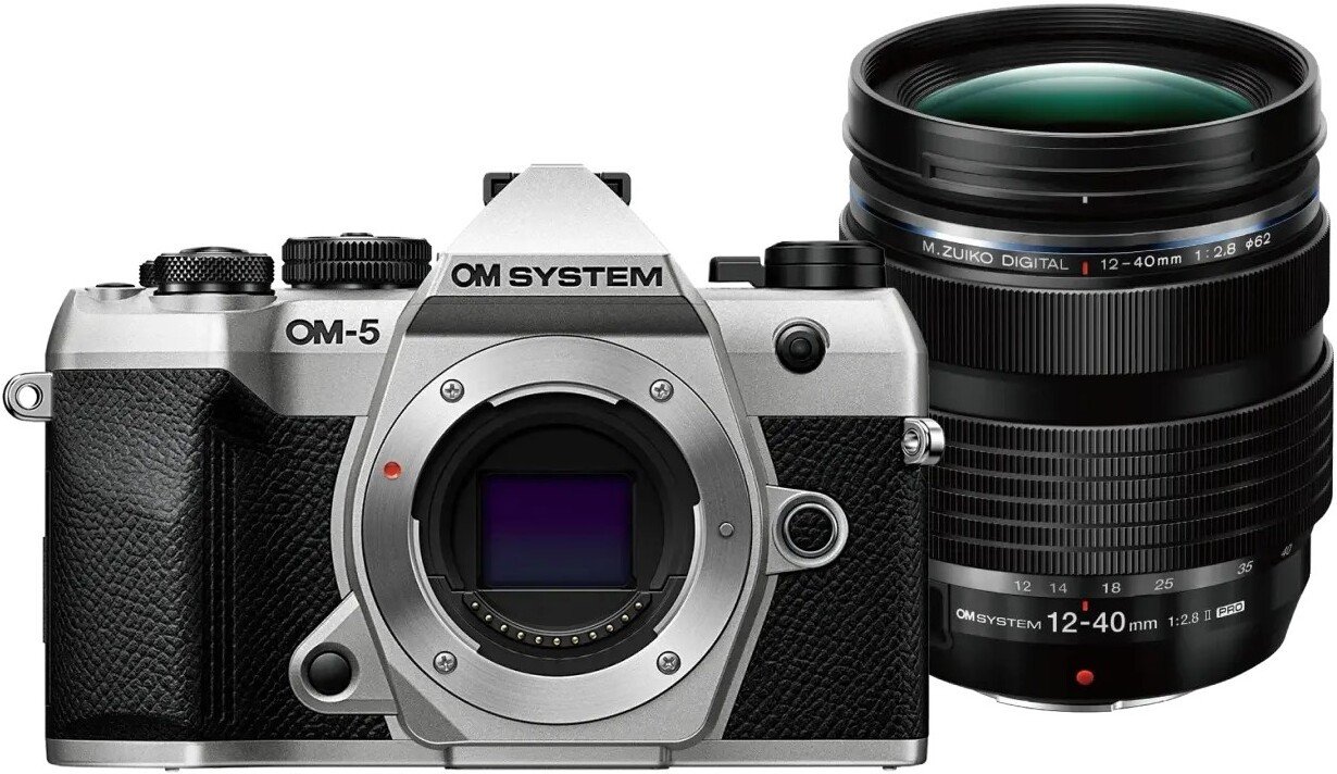 Беззеркальный фотоаппарат Olympus OM-5 Mark II Kit 12-40mm F2.8 PRO II (серебристый)
