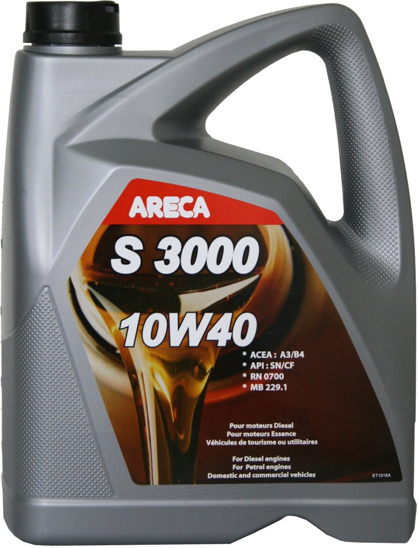 

Моторное масло Areca S3000 10W-40 4л [12106]