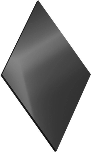 

Самоклеящийся зеркальный декор MirrorWall Ромб 2.0 (графит)