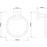 Держатель для полотенца Lauter 21SH3072