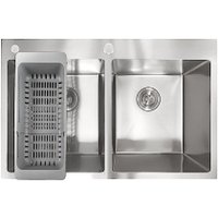 Кухонная мойка Stellar Decor S7850-2S-D (сатин)