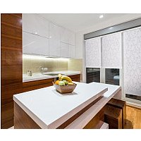 Рулонные шторы Delfa Сантайм Глория СРШ-01М 276 (43x170, роза белая)