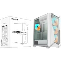 Корпус Gigabyte C301 Glass White V2