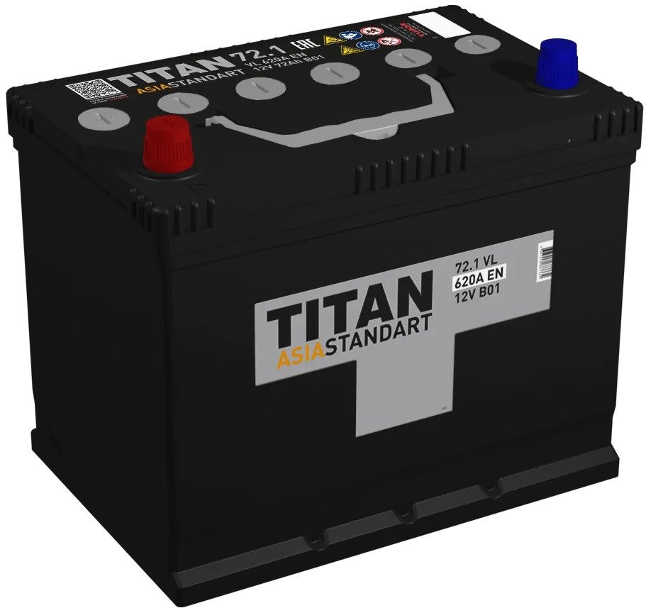 Автомобильный аккумулятор Titan Asia Standart L+ (72 А·ч)