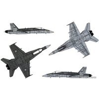 Сборная модель Italeri 0016 Истребитель-бомбардировщик F/A 18 Wild Weasel C/D