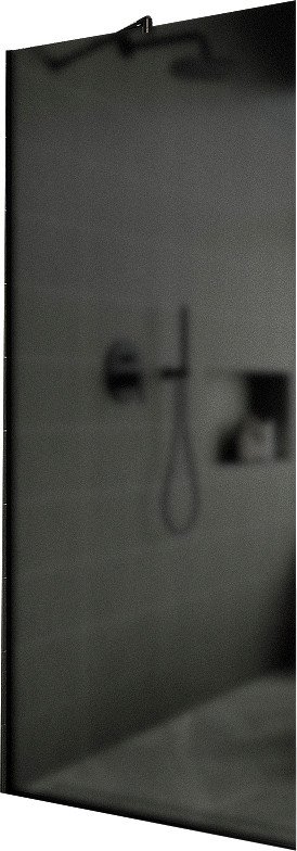 

Душевая стенка MaybahGlass 109x195 MGD-682-6у (графитовое матовое стекло/черный)