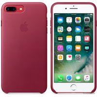 Чехол для телефона Apple Leather Case для iPhone 7 Plus Berry [MPVU2]