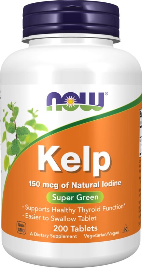 

Витамины, минералы Now Foods Kelp 150 мкг (200 таблеток)