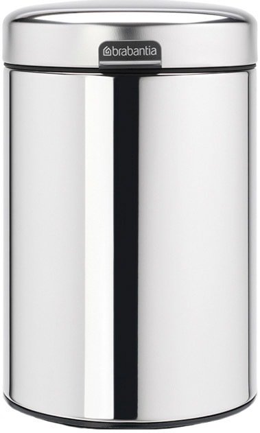 

Мусорное ведро Brabantia NewIcon 3 л (стальной полированный)