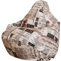 Кресло-мешок Flagman Груша Макси Г2.5-143 Газета coffee