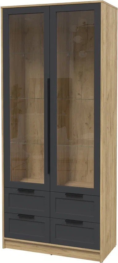 

Шкаф-витрина Интерлиния Концепт Тренд КТ-ШВ2 (дуб золотой/пепел)