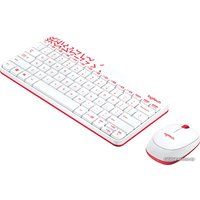Офисный набор Logitech MK240 Nano 920-008160 (белый)