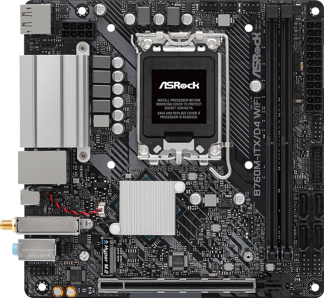 

Материнская плата ASRock B760M-ITX/D4 WiFi