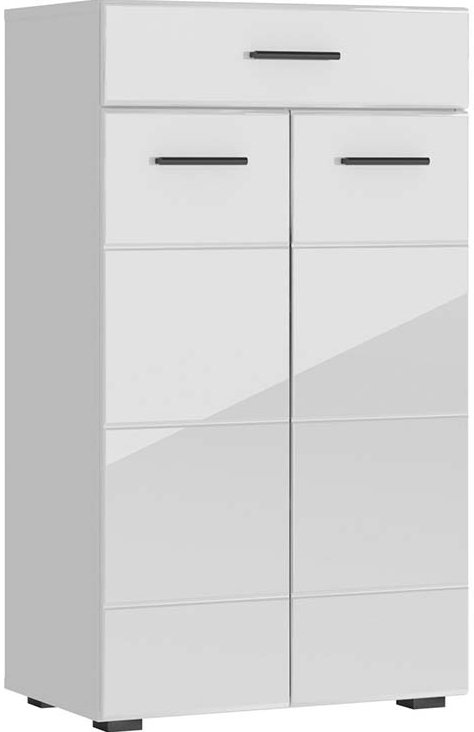 

Комод НК-Мебель Gloss КМВ-60 73374543 (белый-черный)