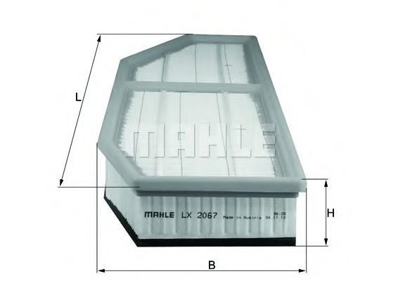 

Воздушный фильтр Mahle Knecht LX2067