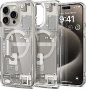 Ultra Hybrid Zero One (MagFit) для iPhone 15 Pro Max ACS07211 (серый/разноцветный)