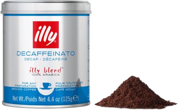 Кофе ILLY Espresso Decaffeinated молотый 125 г