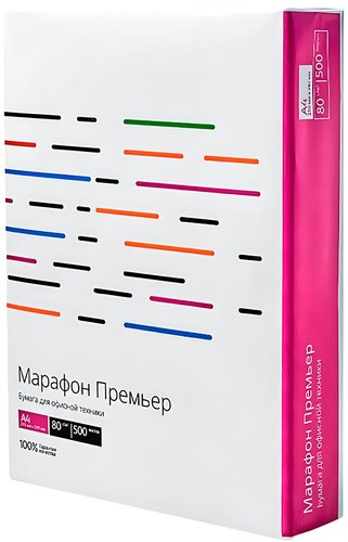 Офисная бумага Technoevolab Марафон Премьер A4 80 г/м2 500 л 450L91720