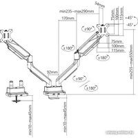 Кронштейн для монитора Ultramounts UM718