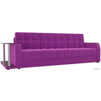 Диван Лига диванов Атлантида 102223 (микровельвет, фиолетовый)