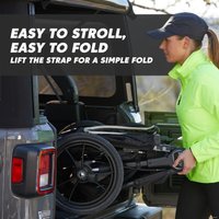 Коляска прогулочная «книга» Baby Jogger Summit X3 (midnight black)