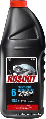 Тормозная жидкость Rosdot DOT 6 910г 430140002