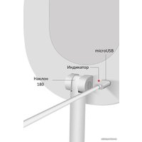 Косметическое зеркало ShineMirror TD-011 (белый/розовый)